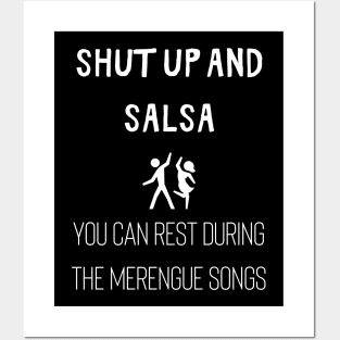 Shut up and salsa! Posters and Art